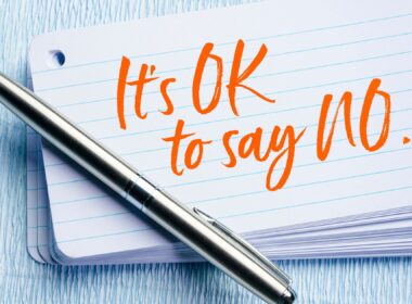 It is okay to say no notebook and pen